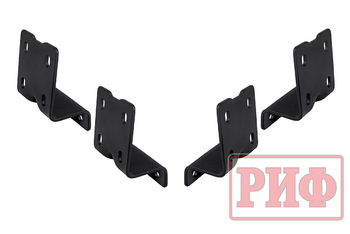 Кронштейны для крепления маркизы (крепежный размер от 40 до 48 мм) к алюминиевому багажнику (платформе) РИФ