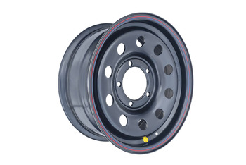 Диск усиленный УАЗ стальной черный 5x139,7 7xR16 d110 ET+25 (уценка)