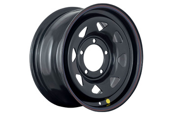 Диск усиленный УАЗ стальной черный 5x139,7 8xR16 d110 ET+20 (треуг. мелкий) (уценка)