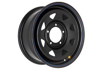 Диск усиленный УАЗ стальной черный 5x139,7 7xR16 d110 ET+35 (треуг. мелкий) 1670-53910BL+35A17X