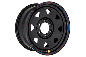 Диск усиленный стальной черный 6x139,7 8xR18 d110 ET+20 (треуг.)