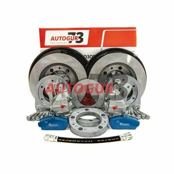 Тормоза дисковые задние военный/редукторный мост УАЗ с суппортом ГАЗ