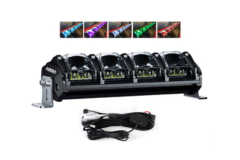 Светодиодная фара комбинированного света AURORA 254 мм 124W LED (серия RGB)