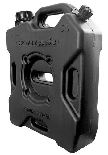 Канистра Экстрим "Драйв Плюс" 2 горловины 5 л (чёрная)