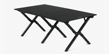 Стол туристический Naturehike Star Jane L01 складной, 117х60х44 см, с Х-образными ножками, черный