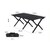 Стол туристический Naturehike Star Jane L01 складной, 117х60х44 см, с Х-образными ножками, черный