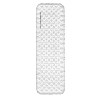 Коврик надувной Naturehike 196х64х10 см, серебристый карбон