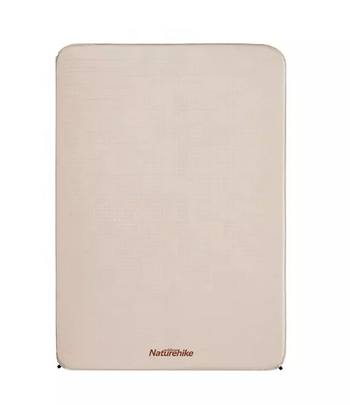 Коврик самонадувающийся Naturehike двойной 200х135х3 см, бежевый (уценка)