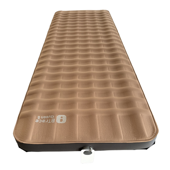 Коврик надувной утеплённый BTrace Queen 8, 198х68х7,5 см (Коричневый)