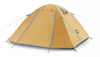 Палатка Naturehike P-Series 4-местная, алюминиевый каркас, желтая