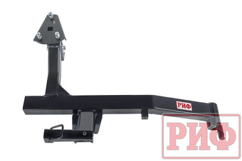 Калитка РИФ с фаркопом в штатный задний бампер Toyota Land Cruiser 100 с подсветкой номера