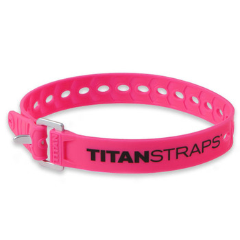 Ремень крепёжный TitanStraps Super Straps розовый L = 46 см (Dmax = 12,7 см, Dmin = 3,2 см)