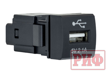 Розетка USB 2,1A для Toyota 22x22