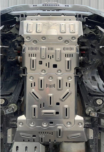 Защита Falcon радиатора, картера, РК, КПП для TANK 300 Off-road version, расширенная., алюминиевая, 8 мм