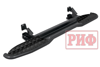 Пороги РИФ силовые Toyota Land Cruiser Prado 150 (чёрные)